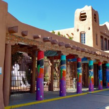 Typical building in the old city of Santa Fe